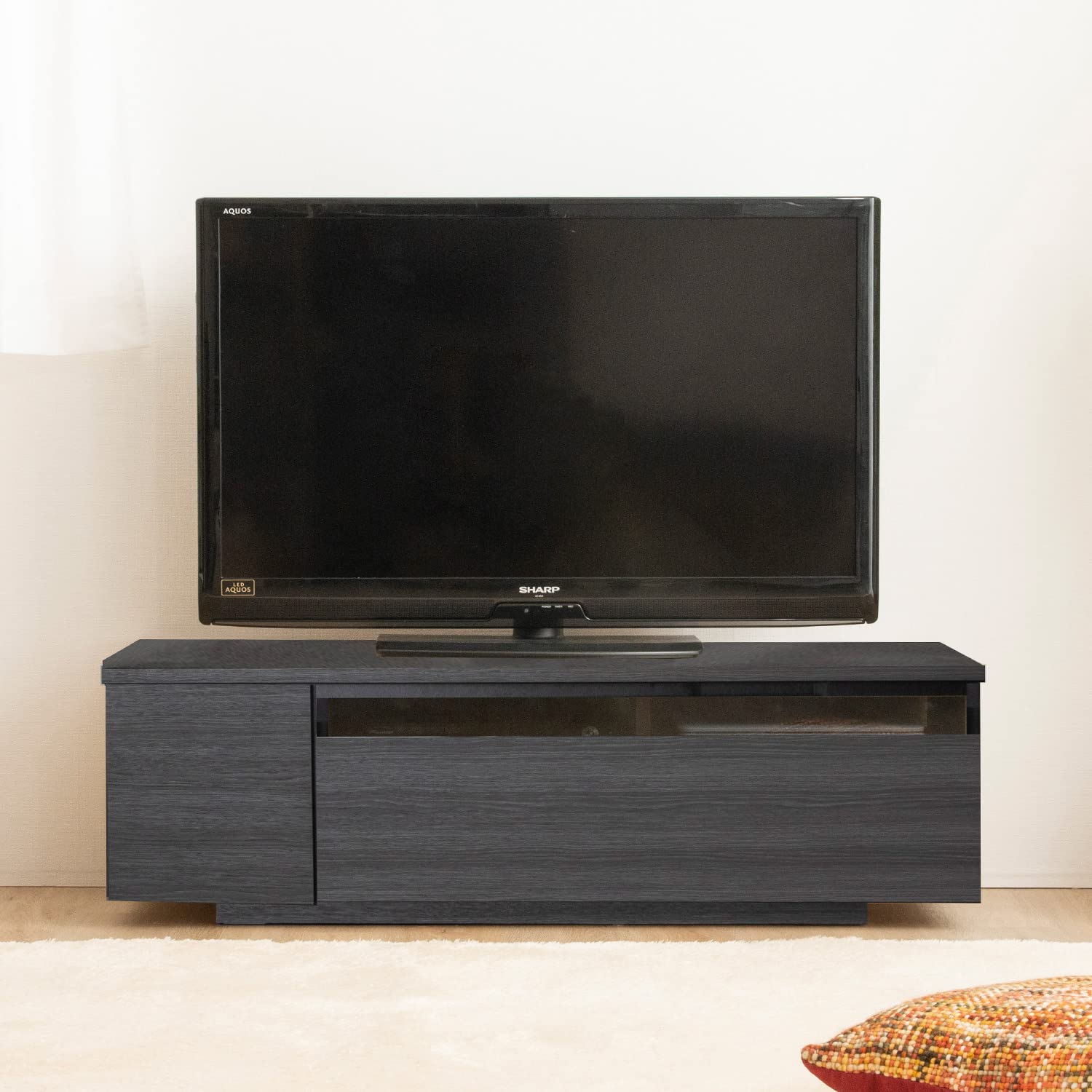 みーこ♡　　テレビボード　テレビ台　幅　100　バスケット3個 みーこ♡ テレビボード テレビ台 幅 100 バスケット3個の通販